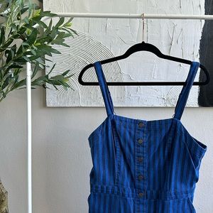 Blue Stripe Jumpsuit